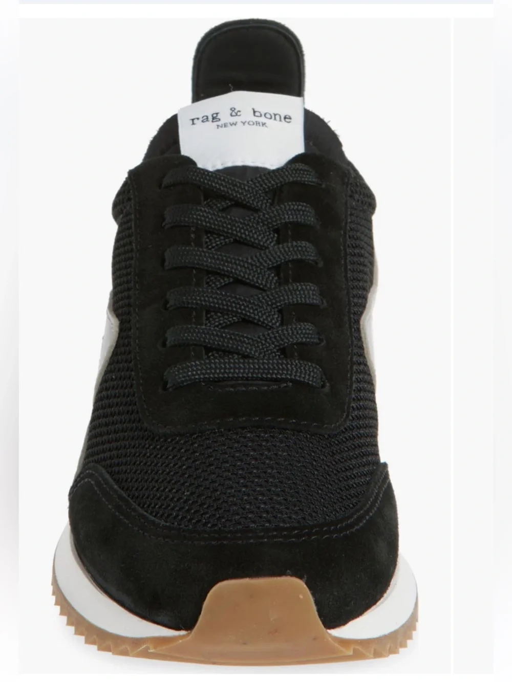 Rag and Bone Women’s OrthoLite Mesh Retro Runner Sneakers black Sz 9